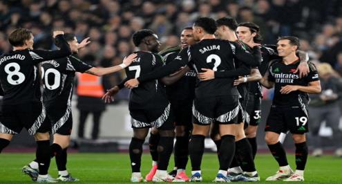 مهرجان أهداف في شوط واحد.. أرسنال إلى وصافة بريميرليج مؤقتًا باكتساح وست هام